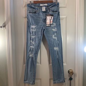 REFINERY REPUBLIC Distressed Denim Stretch Comfort Jeans NWT